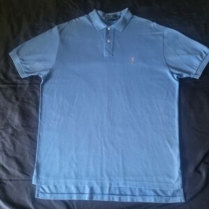 Ralph Lauren Blue Polo Shirt Men Size XL